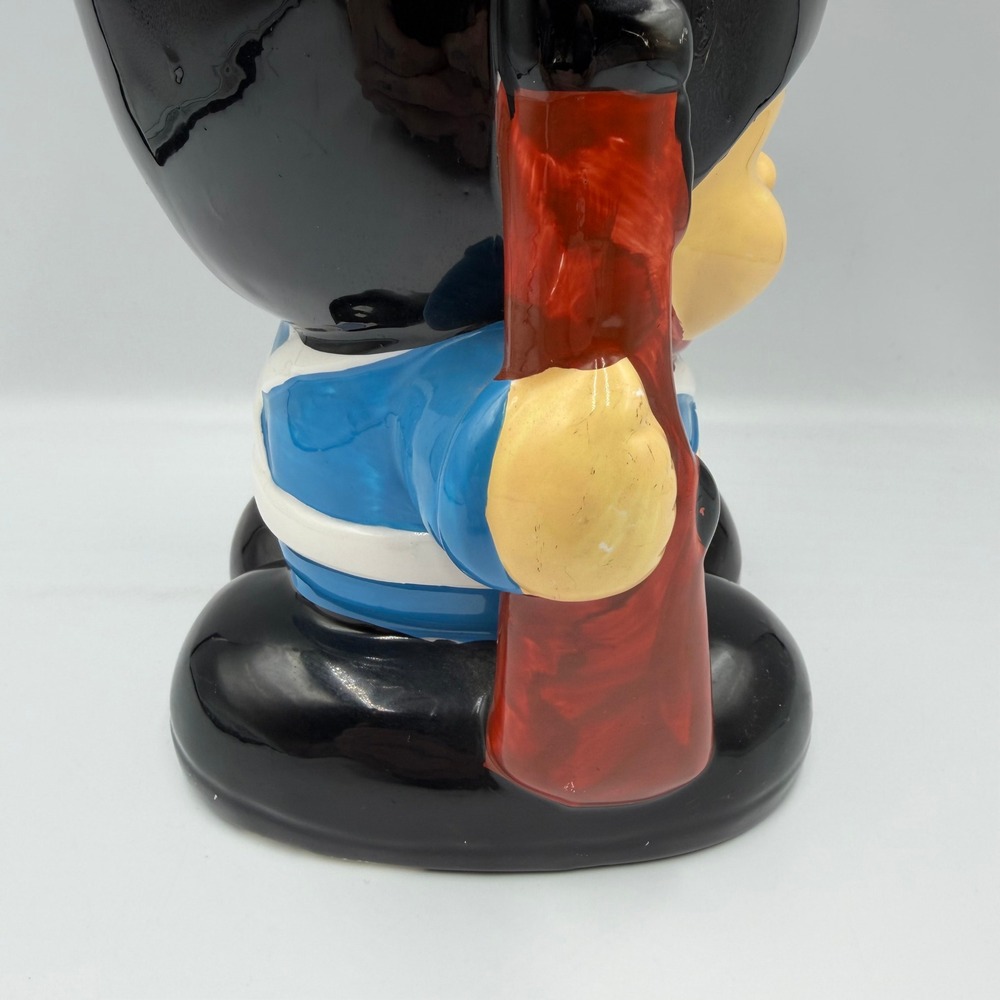 Vintage Ceramic British Royal Guard Soldier‎ Piggy Bank Blue Heart Kitsch Decor - Picture 6 of 12